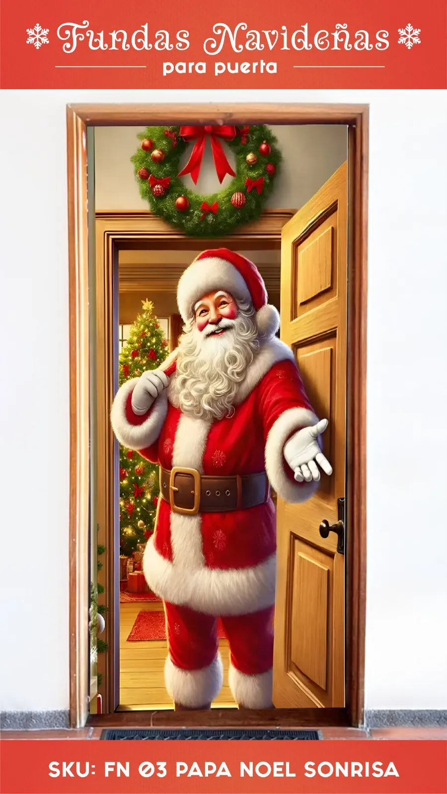 Funda Navideña para Puerta