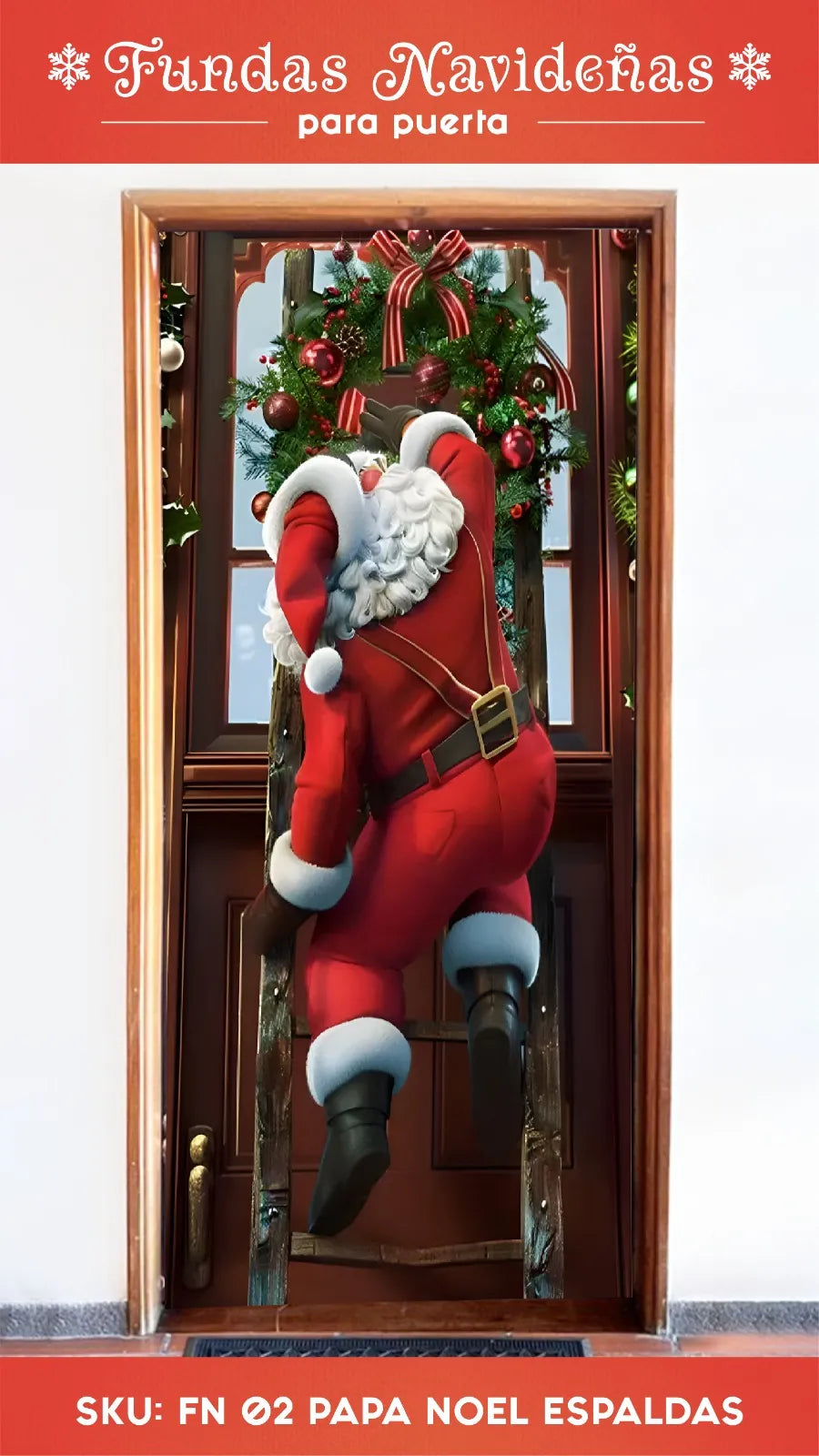 Funda Navideña para Puerta