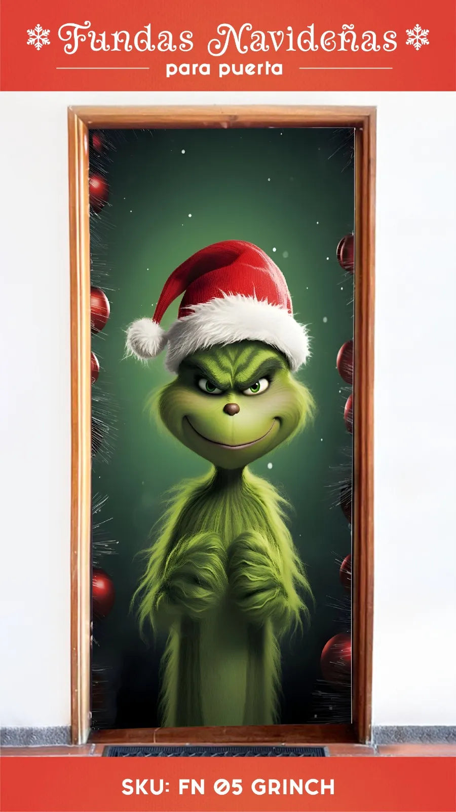 Funda Navideña para Puerta