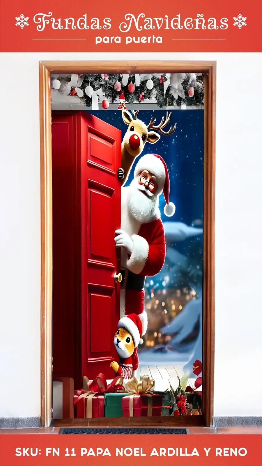 Funda Navideña para Puerta