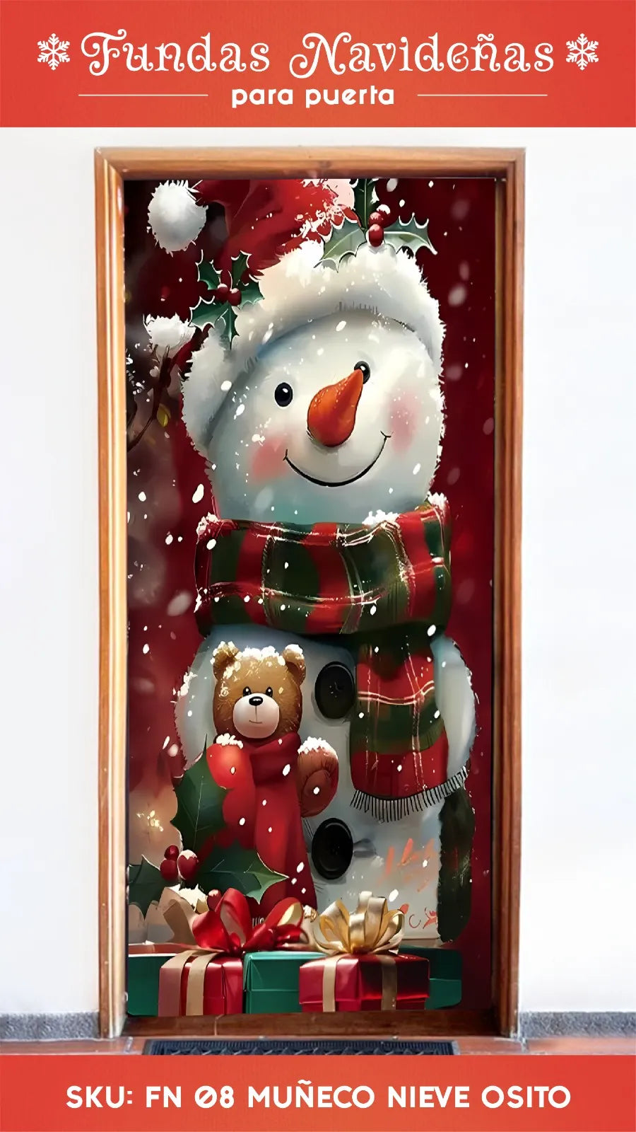 Funda Navideña para Puerta