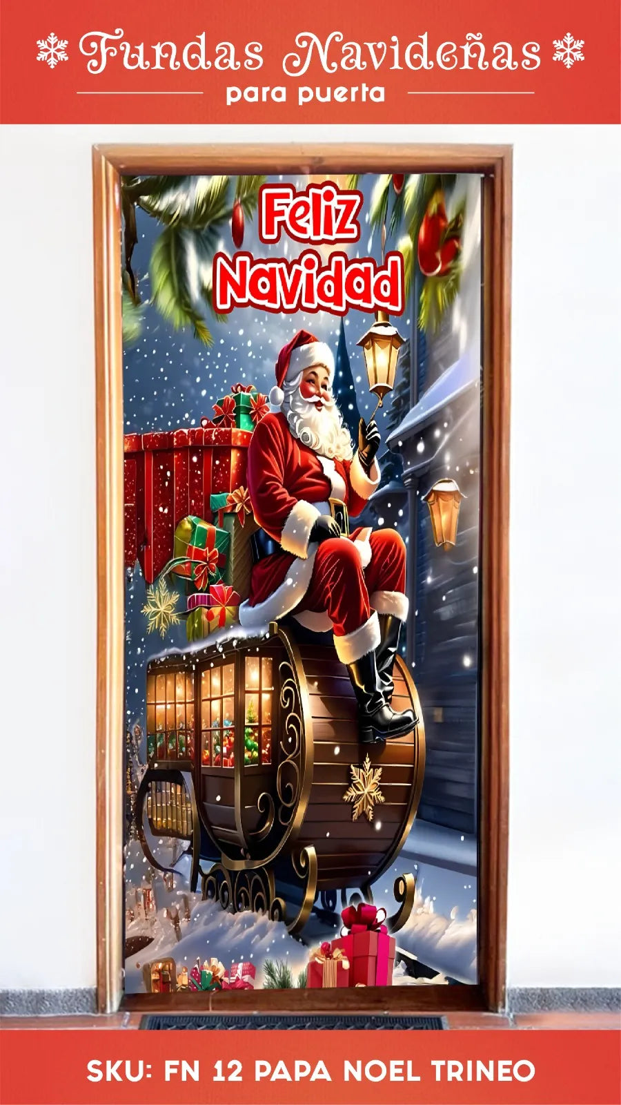 Funda Navideña para Puerta